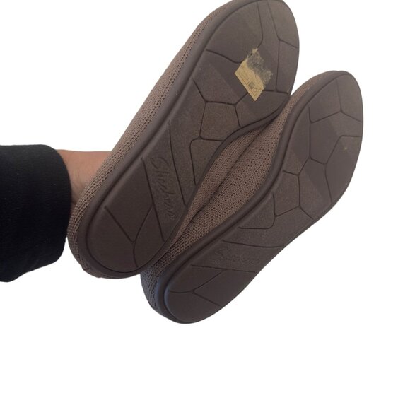 Skechers Womens Brown Air Cooled Memory Foam Flats Size 7 - Picture 7 of 14